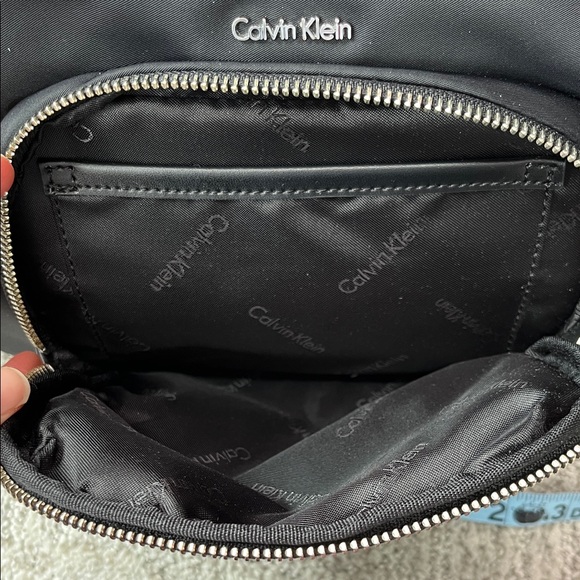 Calvin Klein Black Crossbody with Silver Accents - Picture 6 of 10